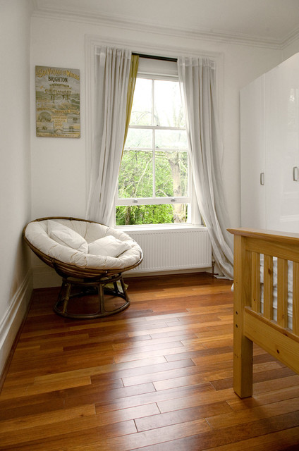 Traditional Guest Bedroom, London Home eclectic-bedroom
