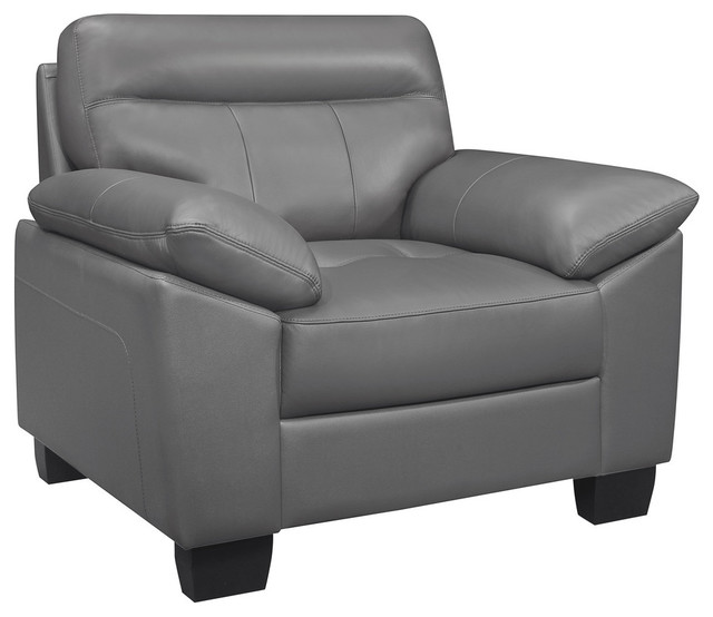 Escolar Leather Sofa Collection, Accent Chair For Grey Leather Sofa