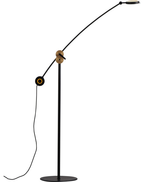 Seed Design Planet Floor Lamp Matte Black Copper