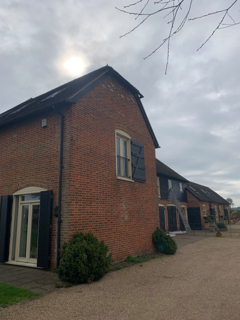Barn Renovation externally lantlig-fasad