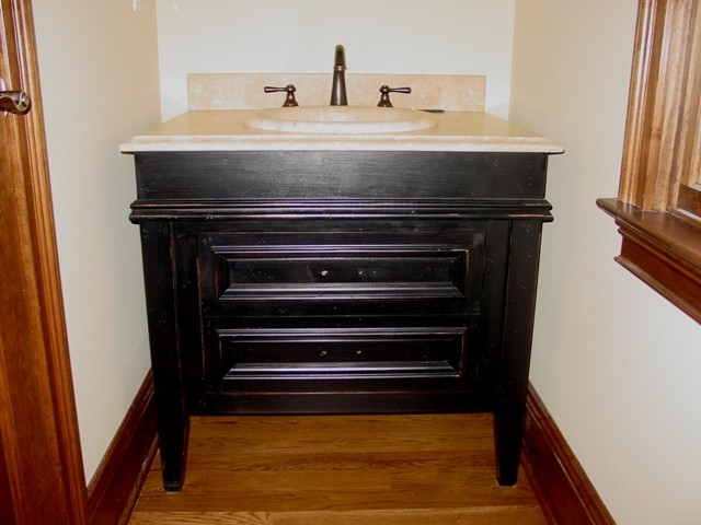 Home design - transitional home design idea in Cleveland