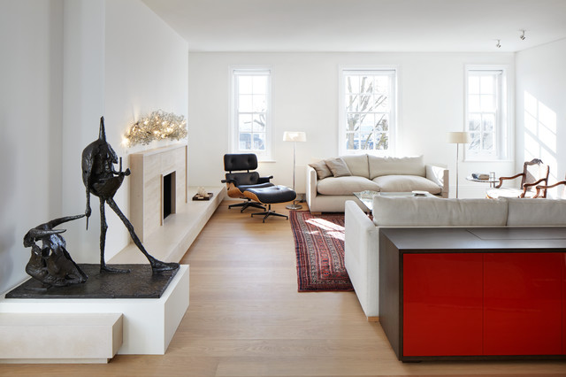 Flat in W8 contemporary-vardagsrum