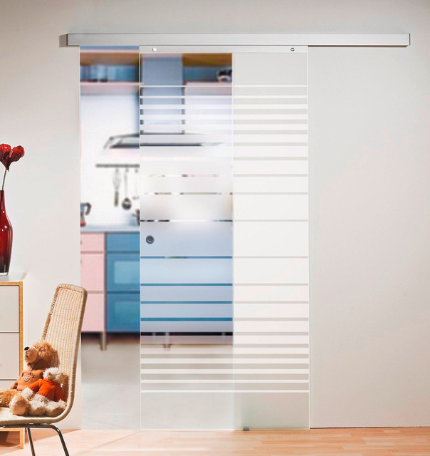 Porte coulissante en verre - Système en applique - Inova maison -  Contemporary - Other - by inova maison | Houzz