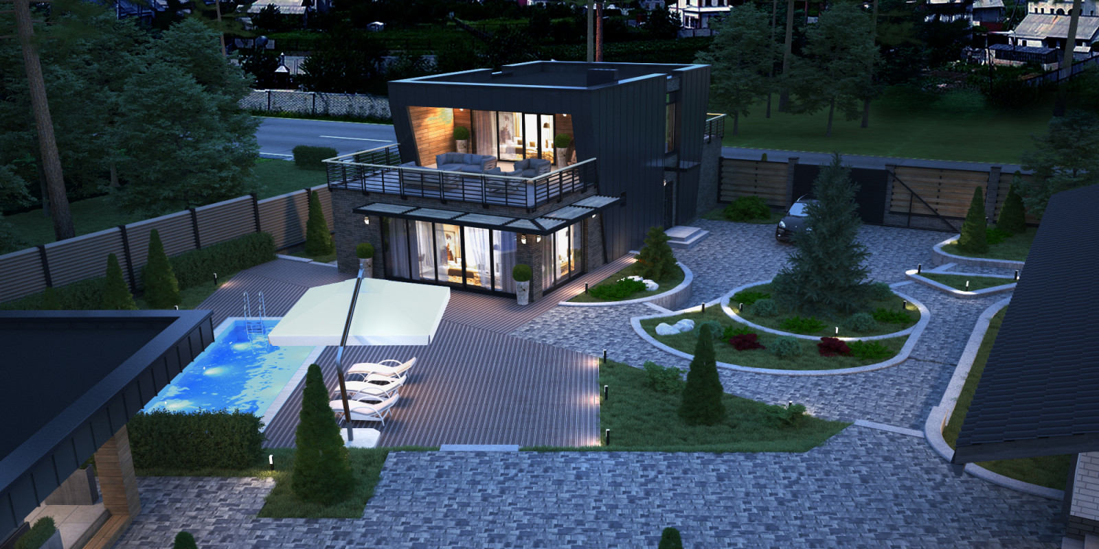 Дизайн проект благоустройства участка