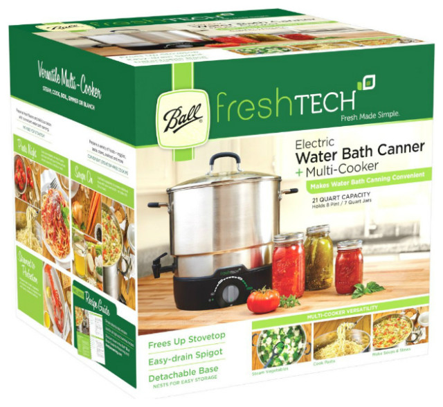Ball 1440035017 FreshTECH Electric Water Bath Canner and MultiCooker