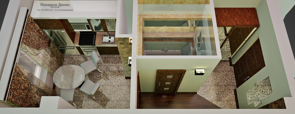 дизайн интерьера квартиры  (для гостей)