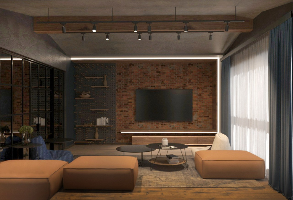 Дизайн проект интерьера загородного дома 850 м2