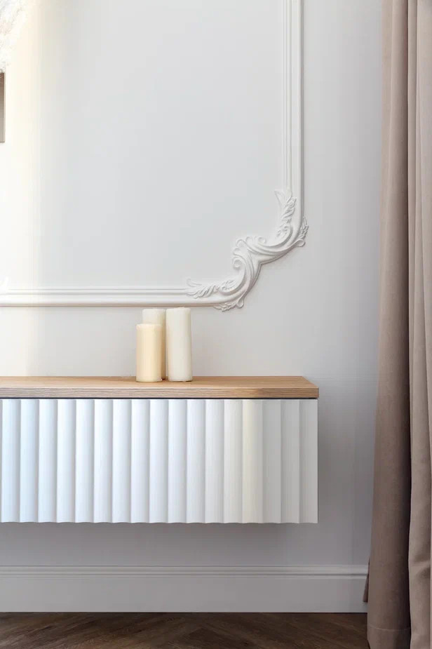 Современная классика для апартаментов в ЖК "Серебряный фонтан"