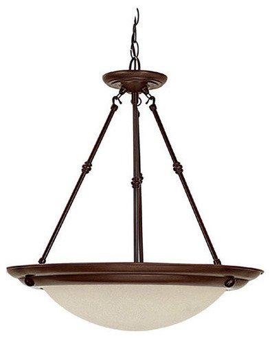 3 Light Pendant W/Canopy Kit - Traditional - Pendant Lighting - by Capital Lighting Fixture Co