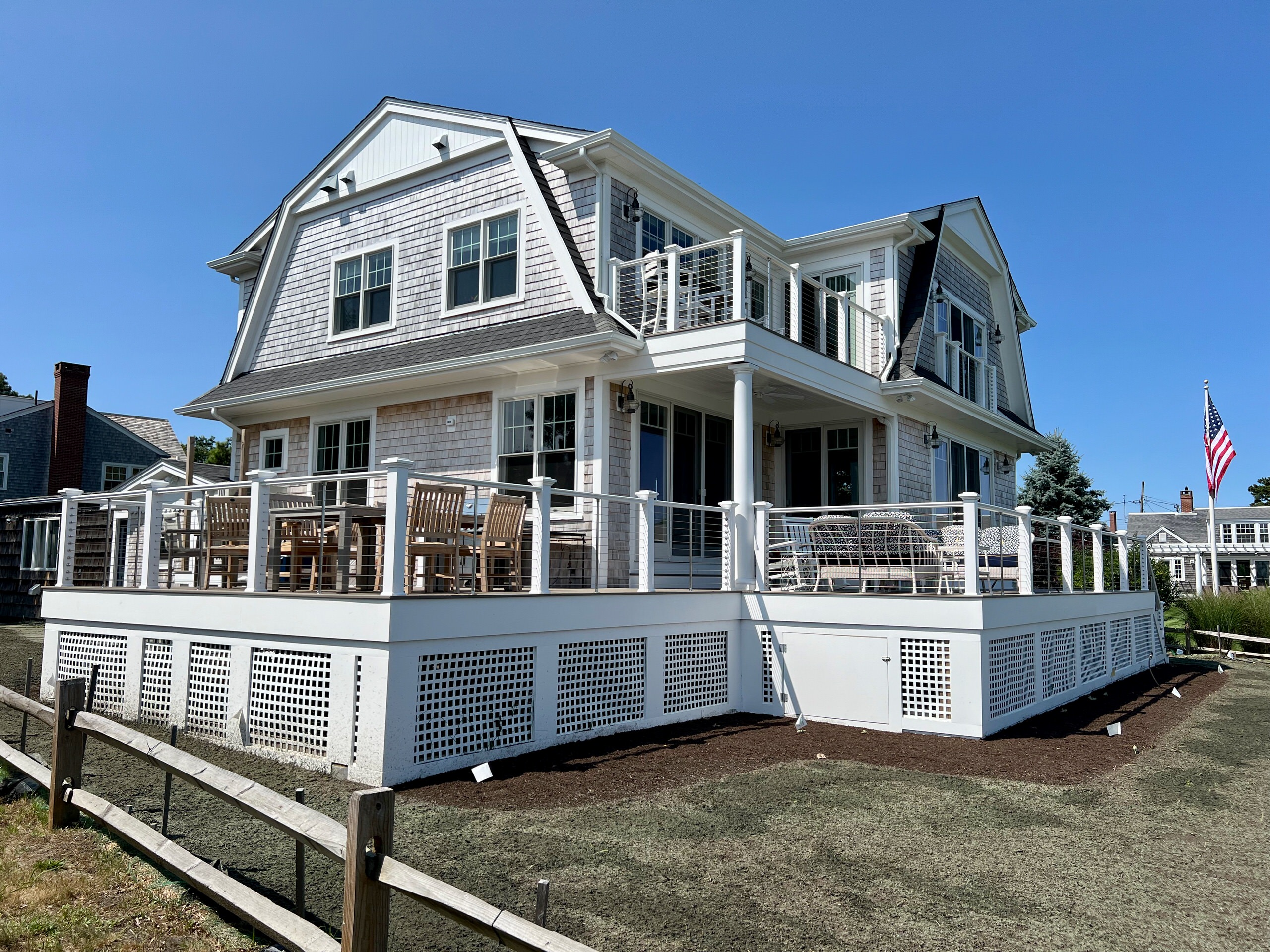 Two Views Waterfront Shingle Style Home