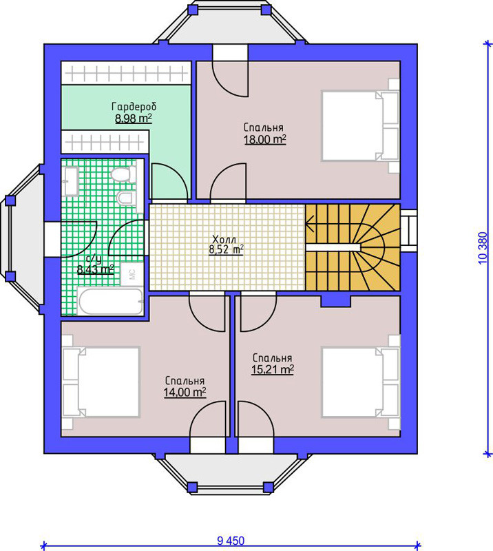 Проект дома в Калининграде № 09
