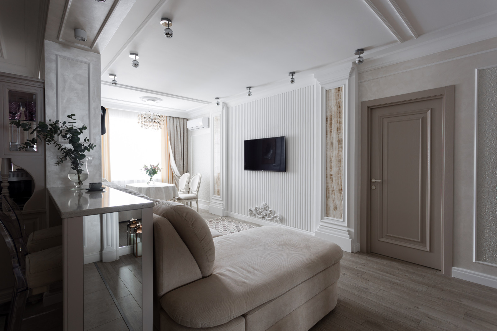 Интерьер в цвете экрю-гармония внутреннего мира. Квартира 7