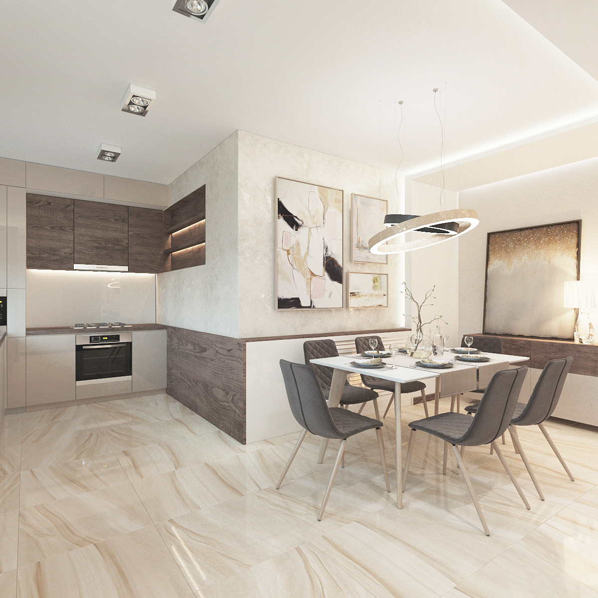 Двухкомнатная квартира для семьи