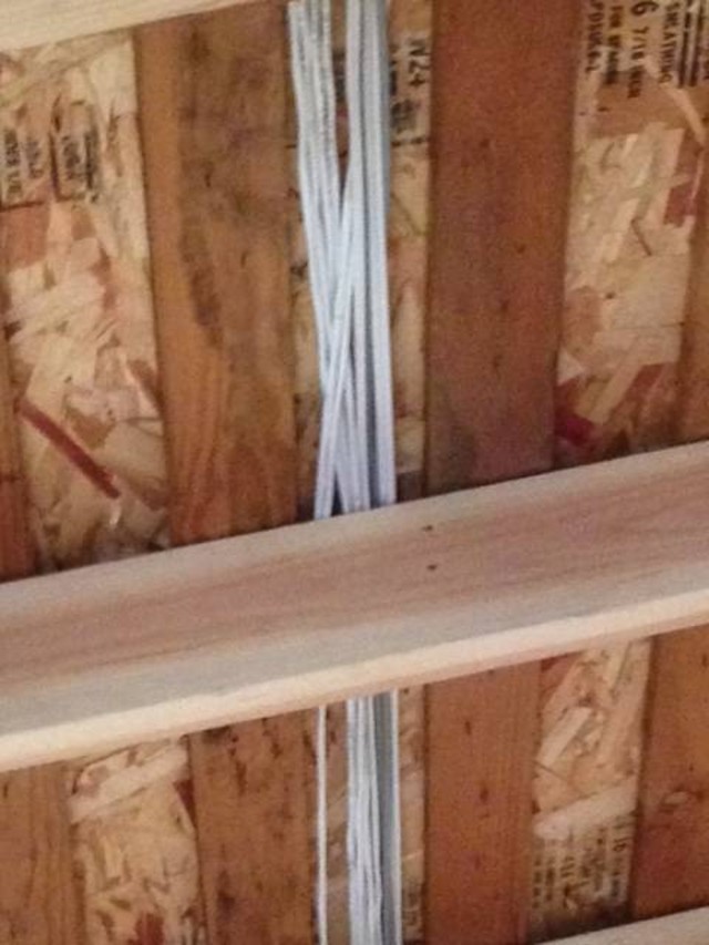 Electrical wiring along ceiling | Houzz Forum
