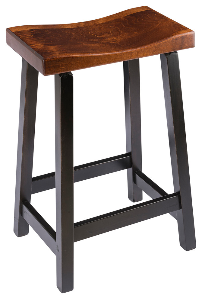 rustic saddle bar stool