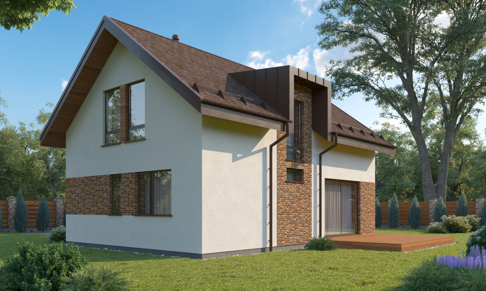 Типовой уютный дом на 125 м2