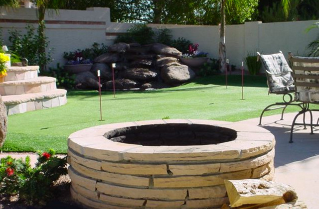 Fireplaces & Firepits traditional-garden