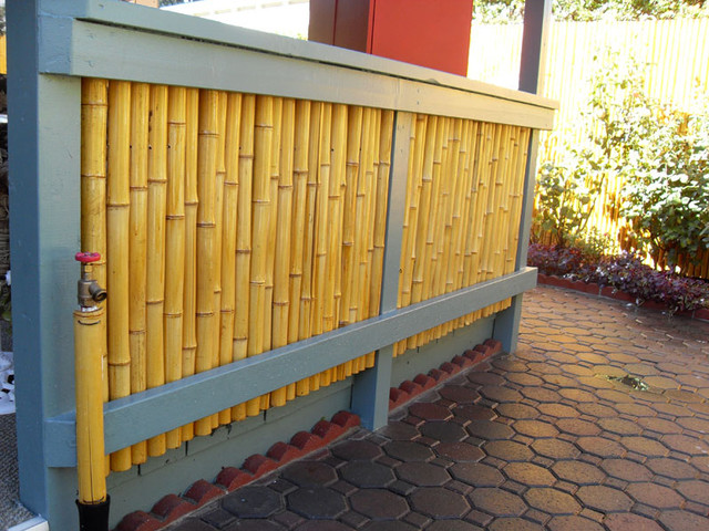 Bamboo Fencing coastal-deck