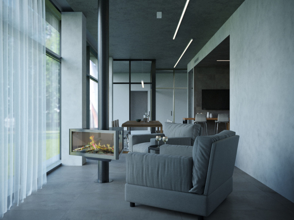 Интерьер отдельного номера "люкс" в гостиничном комплексе