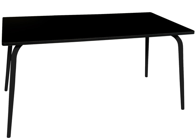 Véra Black Dining Table, Large