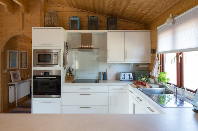 Log Cabin Kitchen rustic-kitchen