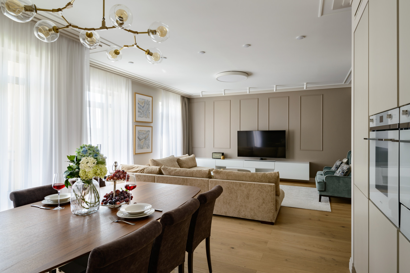 Уютная квартира для дружной семьи