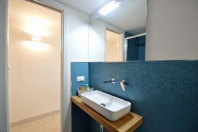 Poisson Blue minimalistisch-badezimmer