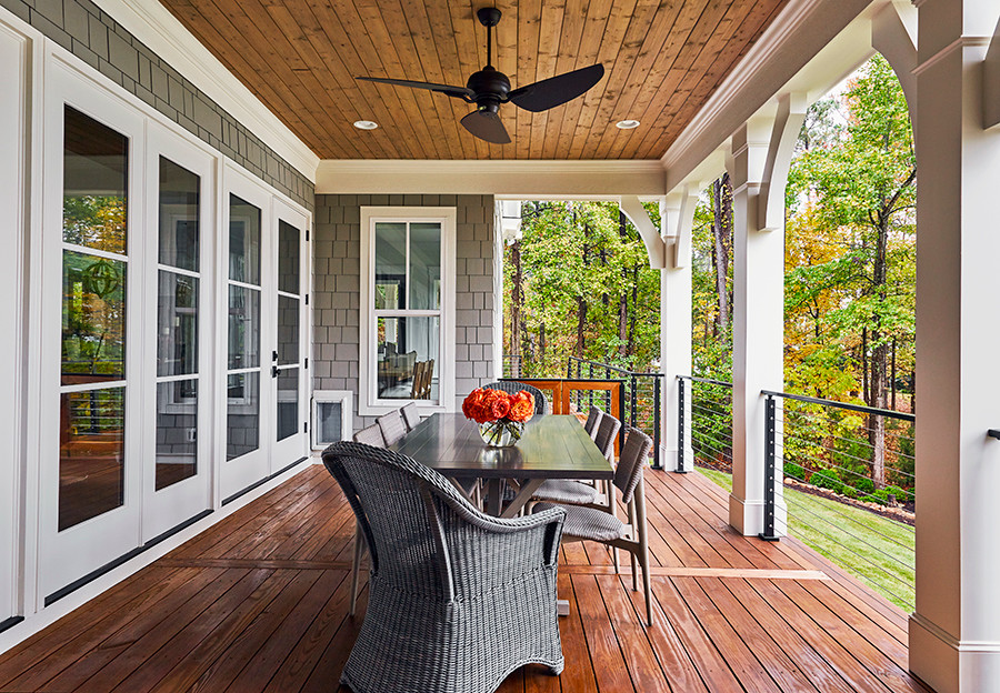 Inspiration for a beach style deck in Raleigh.