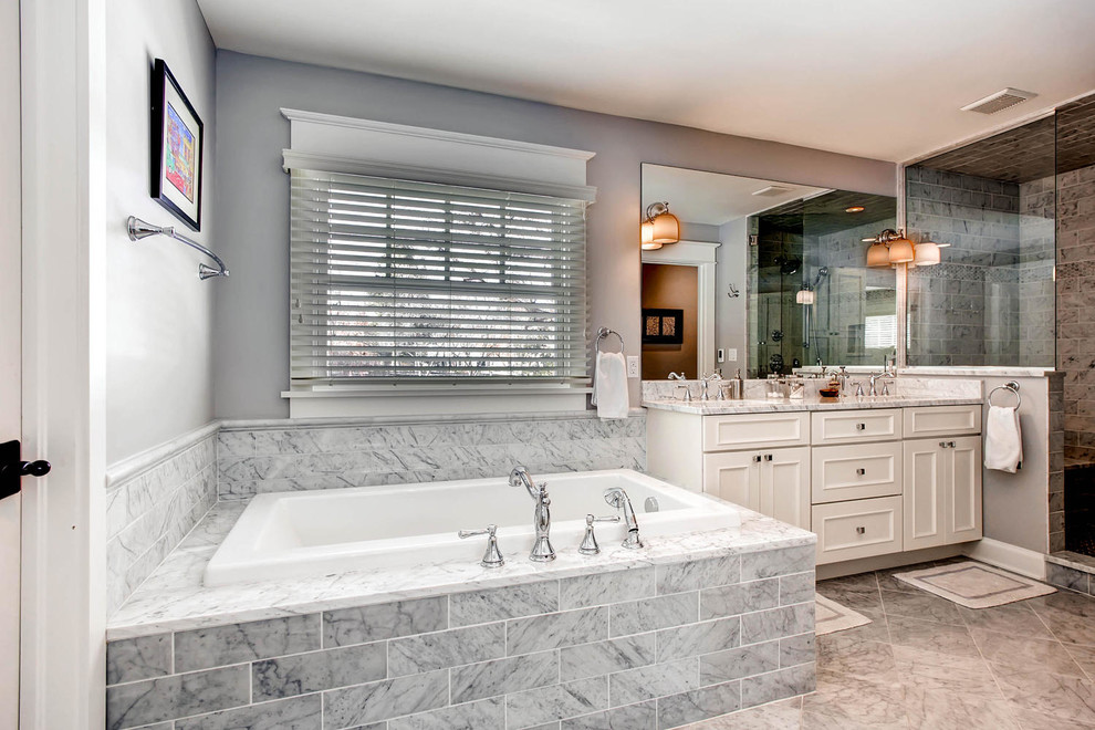 Inspiration for a timeless bathroom remodel in Denver