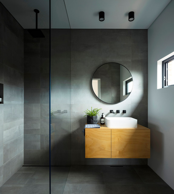 Binary House minimalistisch-badezimmer