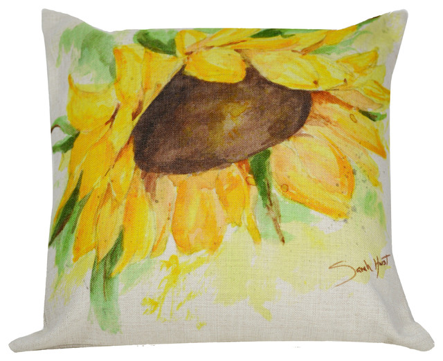 Sunflower Throw Pillow