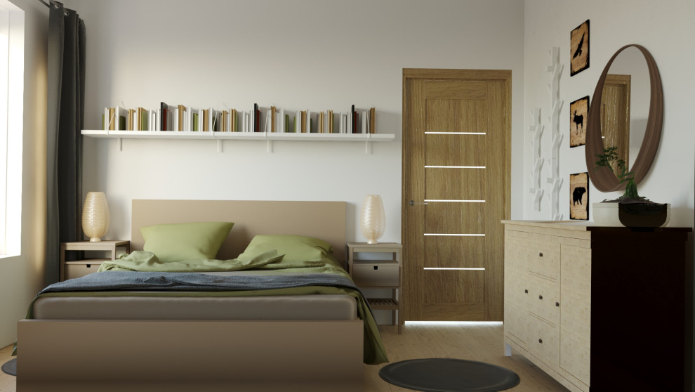 Экоспальня для молодой пары