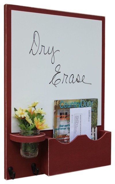 Mail Organizer With Whiteboard Key Hookason Jars Yellow Distressed Mail Organizer With Whiteboard Key Hookason Jars Yellow Distressed