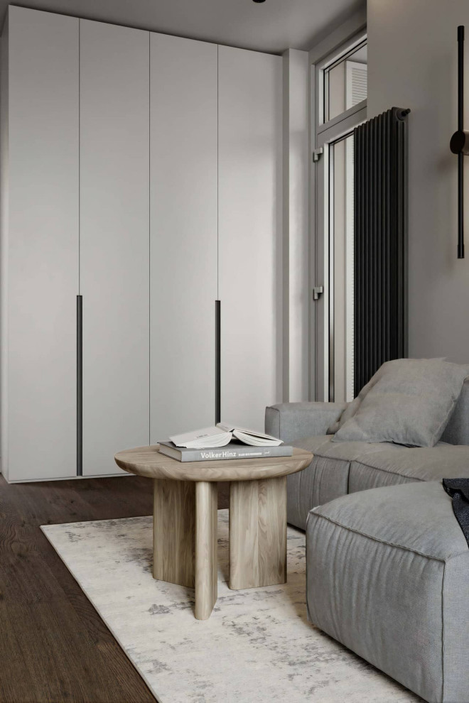 Дизайн и ремонт квартиры в ЖК «Квартал на Никулинской» — Акцент на дерево