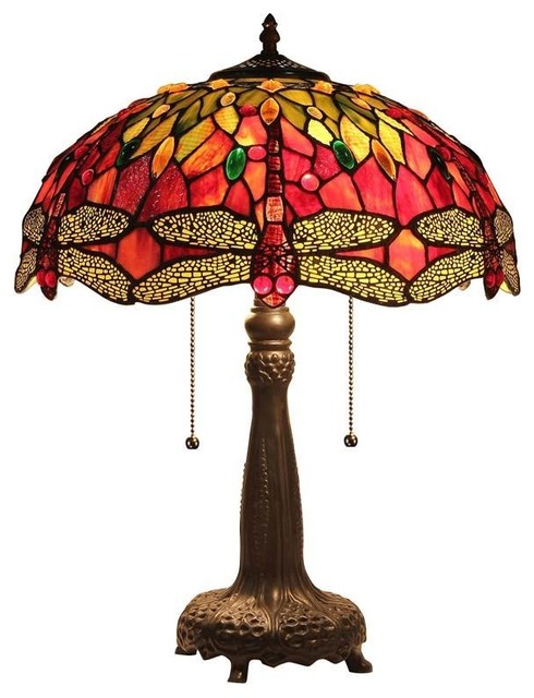Empress 2-Light Dragonfly Table Lamp
