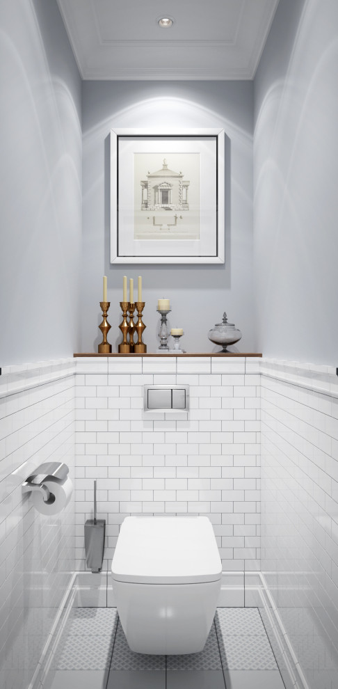 Design ideas for a powder room in Other.