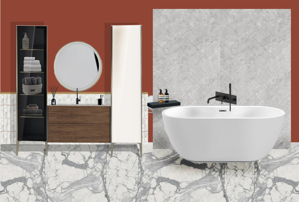 Коллажи для проекта "Вкус Инжира", квартира 144 м2