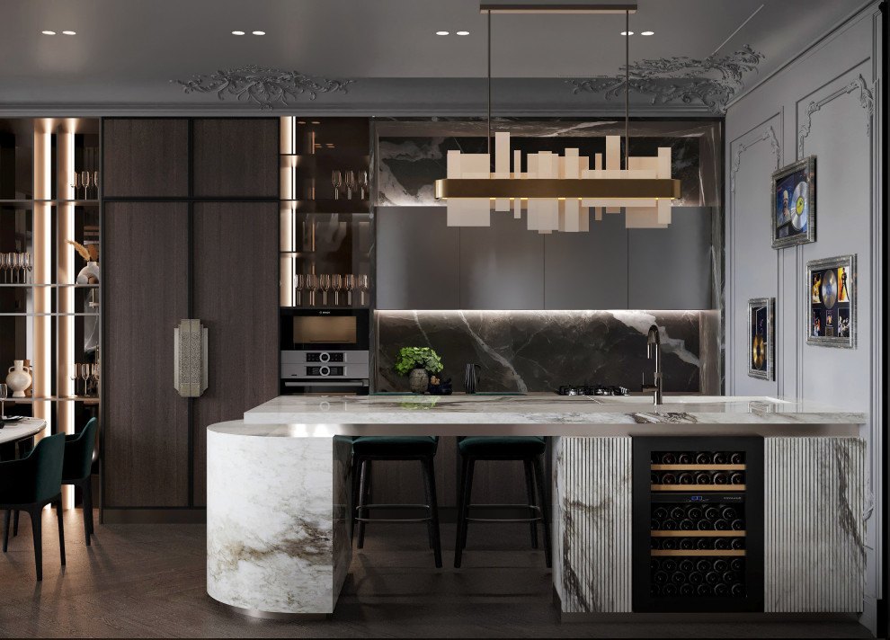 Дизайн трехкомнатной квартиры 170 м2