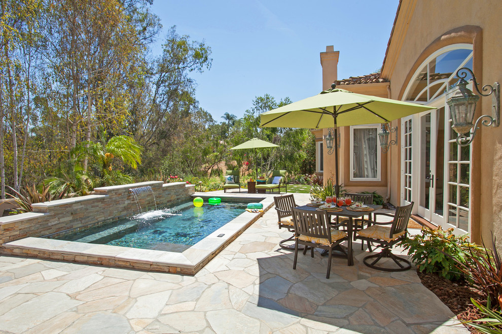 Photo of a transitional pool in San Diego.