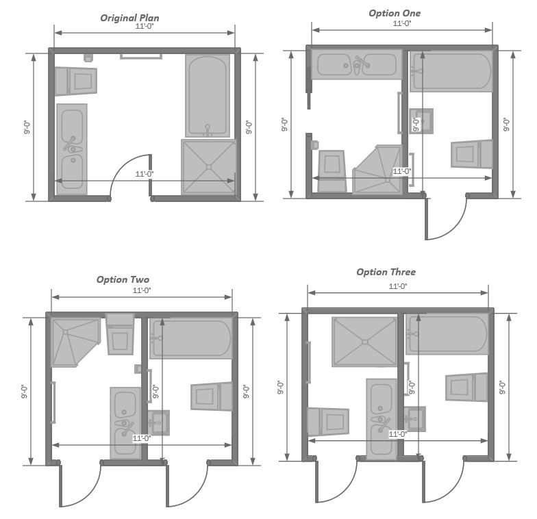 Changing the Large Bathroom into two 9 X 5.5 bathrooms. Changing the Large Bathroom into two 9 X 5.5 bathrooms.