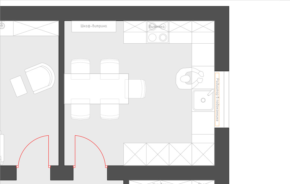 Дизайн-проект дома в с. Нечаевка Воронежская обл.