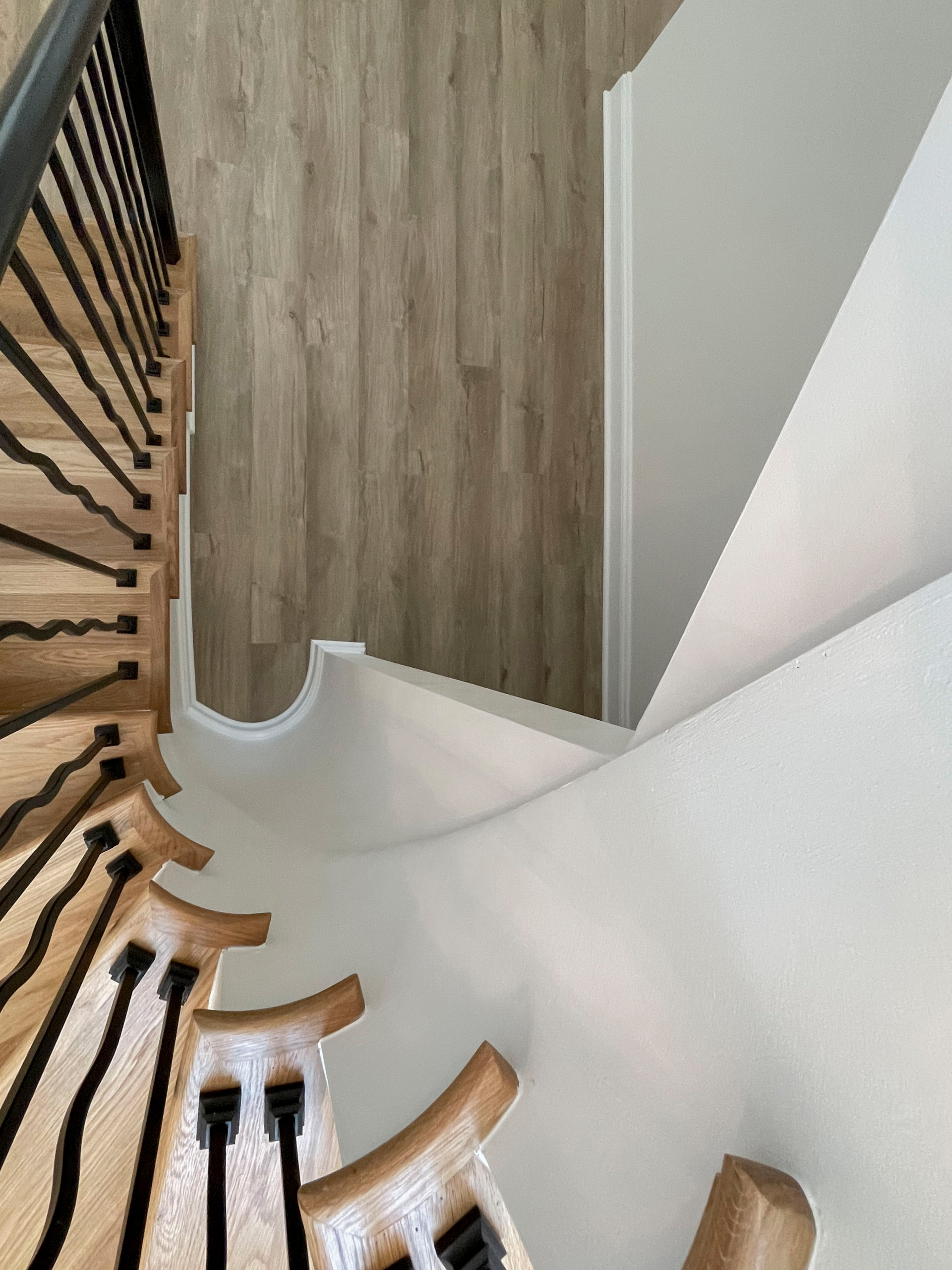 106_Modern Balustrade System Meets Traditional Winding Stairs, Aldie VA  20105