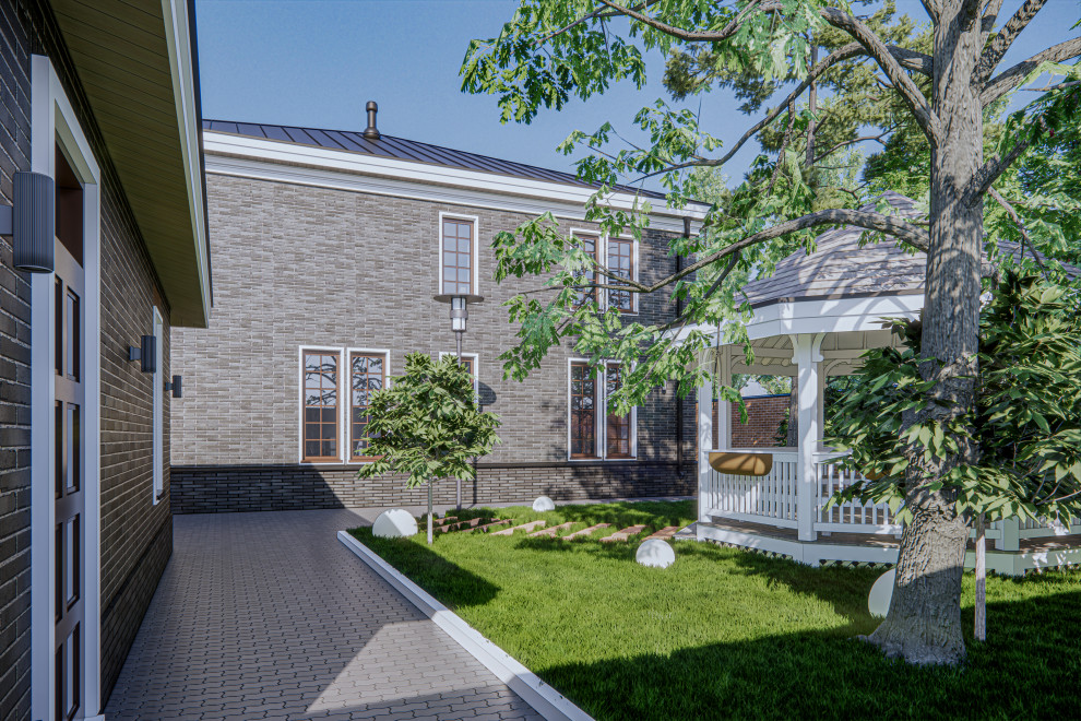 Жилой дом с гаражным комплексом