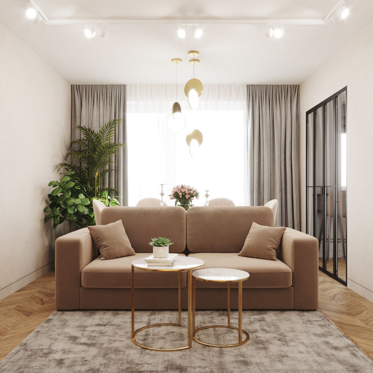 Квартира 43 метра в современном стиле