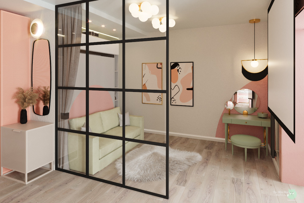 Однушка в стиле колор-блок ЖК Зеленоград Сити