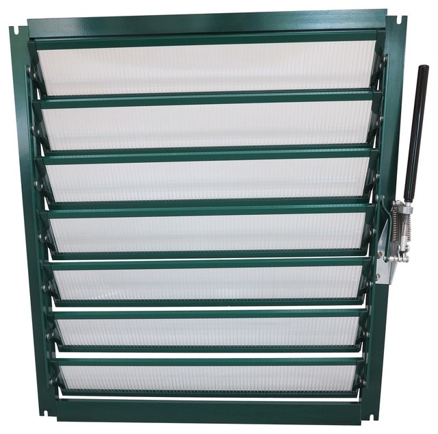 Grandio Greenhouse Wall Louver Window Contemporary Greenhouses by