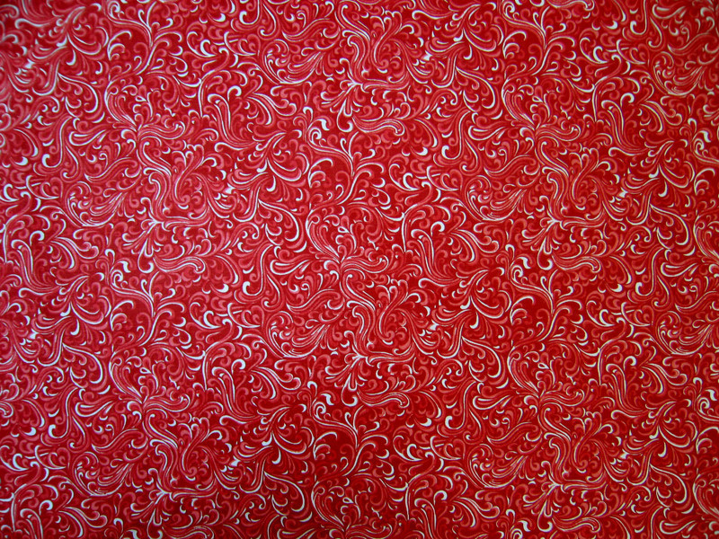 SheetWorld Round Crib Sheets - Red Breeze - Made in USA