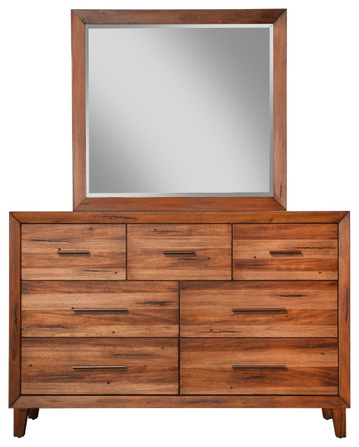 Trinidad 7 Drawer Dresser Transitional Dressers by VirVentures