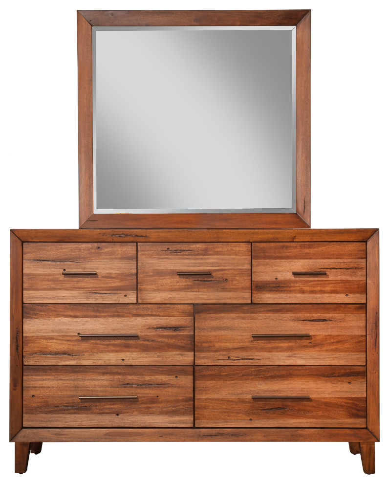 Trinidad 7 Drawer Dresser Transitional Dressers by VirVentures