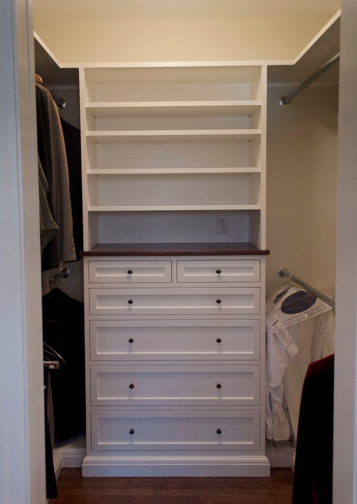 small white closet